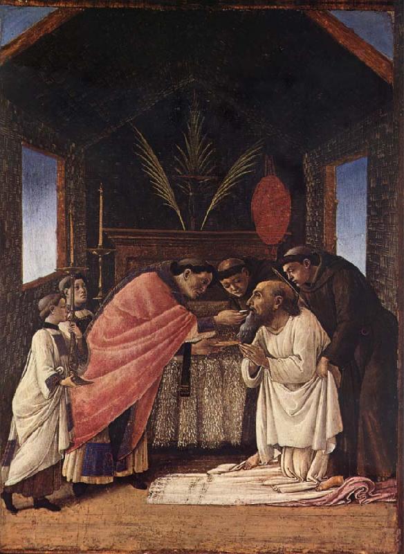 Sandro Botticelli Last Communion of St.Jerome Sweden oil painting art